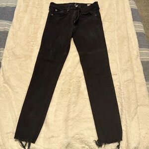 Rag & Bone Black Ankle Skinny Jeans Size 29